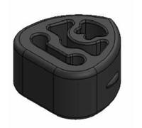 WALKER Fasce In Gomma Scarico Per Mercedes-Benz CLK Cabriolet A208 200