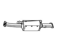 WALKER Filtro Antiparticolato Sistema Di Scarico Adatto Per Ford Kuga I 73215