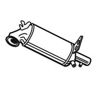 WALKER Fuliggine Filtro Antiparticolato Sistema per VW Transporter V Bus 7HB 7HJ