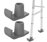 Walker Glides - Sci antiscivolo con sottobicchiere, cursori resistenti, universali, set di 2 cursori antiscivolo per stabilità, per la mobilità degli anziani, sci di ricambio per walkerr