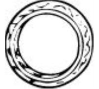 WALKER Guarnizione Scarico Posteriore Centrale Frontale Adatto A per Chrysler