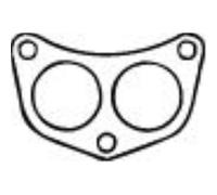 WALKER Guarnizione Scarico Posteriore Centrale Frontale per Ford Escort VII Aal