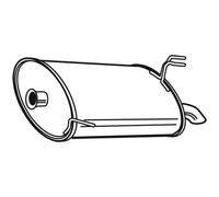 WALKER Silenziatore Compatibile Per Hyundai I20 1.2 24045