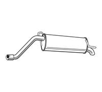 WALKER Silenziatore Marmitta per Fiat Grande Punto 1.3 D Multijet