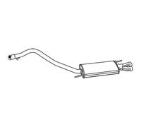 WALKER Silenziatore Marmitta Posteriore per VW Transporter IV Bus 1.9 Td