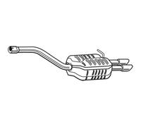 WALKER Silenziatore Per VW Passat Variant 2.0 TDI 16V