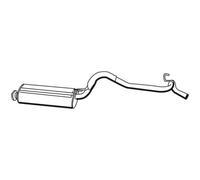 WALKER Silenziatore Posteriore Per Mitsubishi L 200 2.5 TD 4WD