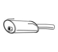 WALKER Silenziatore Posteriore Per Peugeot 206 Schrägheck 206+