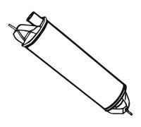 WALKER Silenziatore Posteriore Per Volvo 240 2.1 Turbo 06760