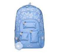 Walker zaino della scuola con scomparto per laptop Fame Ace Backpack 28L Floral Adventure celeste