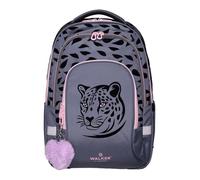 Walker zaino della scuola con scomparto per laptop Fame Ace Backpack 28L Leopard grigio