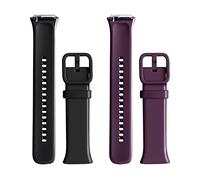 Walkerfit Cinturino Per Smartwatch Compatibile Con Orologio Molocy Q23, Jugeman 4,3 Cm Q23 Sport Band 42 Mm, Cinturino Di Ricambio In Morbido Silicone Compatibile Aries A1 Donna Uomo, Confezione Da 2