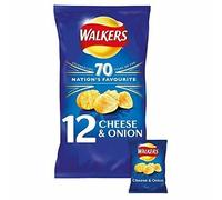 Walkers Cheese and Cipolle Crisps Confezione da 12