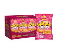 Walkers Crisps Wotsits Giants Gamberi Cocktail Snack 105g (caso di 9)