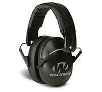 Walker's Game Ear Muffa pieghevole a basso profilo, nero