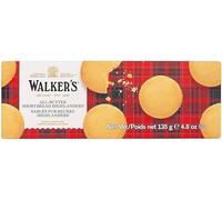 Walkers Highlanders Shortbread - 135 gr - Biscotti al burro e zucchero Demerara