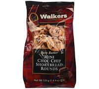 Walkers - Mini Chop Chip Chip Shortbread Borsa da passeggio 125 Gr