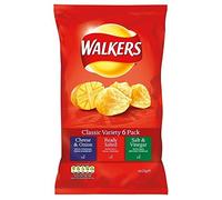 Walkers Patatine - Classico Varietà (6X25g) (Confezione da 6)
