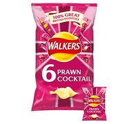 Walkers Patatine Cocktail Gamberi, 6 x 25 g