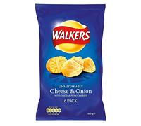 Walkers Patatine - Formaggio E Cipolla (6X25g) (Confezione da 6)