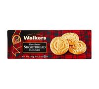 Walkers Pure Butter Shortbread Rounds Product of Scotland / Autentica Tradizione dal 1898 Biscotti Rotondi Scozzesi di Pasta Frolla al Burro - 12 x 150 Gram