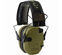 Walkers Razor Slim Electronic shooting protezione acustica Muff (amplificazione del suono e soppressione) con custodia protettiva, American Patriot/OD Green