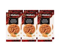 Walkers Shortbread Stem Ginger Biscuits, 5.3-Ounce Boxes (Count of 6)