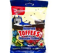 Walkers - Toffees assortiti e cioccolato eclairs - 12 x 150 g