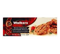 Walkers White Chocolate & Raspberry Cookies - 5.3 oz by Walkers