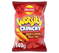 Walkers Wotsits Crunchy Sweet & Spicy Sharing Snack Patatine 140g