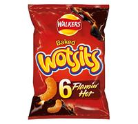 Walkers Wotsits Flamin Hot' - Snack multipack, 6 x 16 g