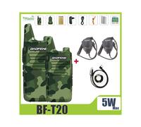 Walkie 5W Mini Walkie-Talkie Portatile, Confezione da 2 - Set Mimetico 3