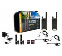 Walkie Motorola T82 Extreme + cuffie + caricabatterie + valigetta 10 km nuovo...