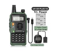 Walkie S9 Plus V2 10W Potente, Verde V2, Euro