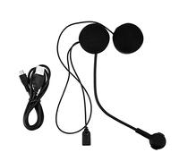 Walkie Talkie Auricolare Bluetooth, casco moto wireless Bluetooth HIFI stereo auricolare HD microfono con vivavoce e batteria ricaricabile integrata