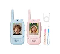 Walkie Talkie Bambini Ricaricabili, Walkie Talkie Bambini, Giocattolo Da Esterno Portatile A Lungo Raggio, Citofono Senza Fili Per Ragazzi Ragazze Children Fuori Dal Campeggio Natale