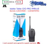 RICETRAMETTITORE MIDLAND G10 PRO PMR446 LITIO 10KM UHF USO LIBERO LITIO CACCIA
