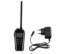 Walkie Talkie IC-M25, VHF portatile galleggiante impermeabile per uso marittimo, display LCD e spina UE