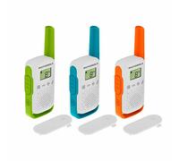 Motorola T42 ricetrasmittente 16 canali Blu, Verde, Arancione, Bianco