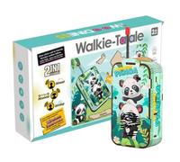 Walkie Talkie per Bambini, Circuiti Puzzle in Legno, Comunicazione Chiara e Gioco Interattivo, Design Resistente e Utilizzo Semplice, per Feste di Compleanno di Natale Ragazzi Ragazze Adulti
