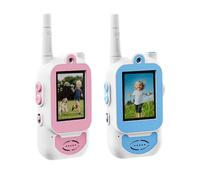 Walkie Talkie Per Bambini - Con 4 Modalità Vocali | Interfono Senza Fili Per La Comunicazione - Per Giochi In Famiglia Gioco All'Aperto Natale Compleanno Ragazzi E Ragazze