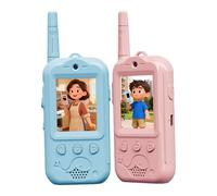 Walkie Talkie Per Bambini - Dimensioni Palmare In ABS | Dispositivo Di Comunicazione Video Interattiva In Reale | Strumento Di Conversazione Vocale E Visiva Bidirezionale Per Amici Di F