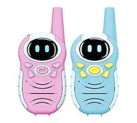 Walkie Talkie per bambini, lunga portata, 48 ore di autonomia con torcia, 3 canali per bambini e bambine dai 3 ai 12 anni, regalo per avventure all'aria aperta, confezione da 2