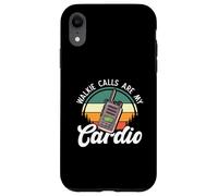 Walkie Talkie Sped Teacher Walkie Le chiamate sono il mio cardio Custodia per iPhone XR