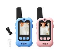Walkie Talkie Video | Giocattoli Con Camera HD E Modificatore Vocale,Walkie Talkie Per Bambini Con Video - per Ragazzi e Bambine in Avventure all'Aperto Viaggi e