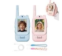 Walkie Talkies per bambini - Giocattolo da esterno portatile a lungo raggio, citofono wireless per bambini ricaricabile | Migliore e ideale per ragazzi e ragazze fuori dal campeggio Natale com
