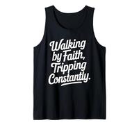 Walking By Faith Tripping Constantly Umorismo Fede Cristiana Canotta