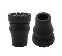 Walking Cane Tips - Anti-Slip Rubber Replacement, 2 Pack, 3 Sizes