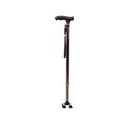 Walking Cane with LED Light Quad Base Adjustable Walking Stick for Man/Woman Non-Slip Cane Lightweight Four-Foot Telescopic Outdoor Cane Aluminum Alloy (73.5-95.5cm Adjustable) Cane
