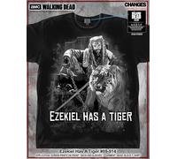 Walking Dead Ezekiel Ha Una Tigre Daryl Zombie Adulto Uomo Maglietta 09-914